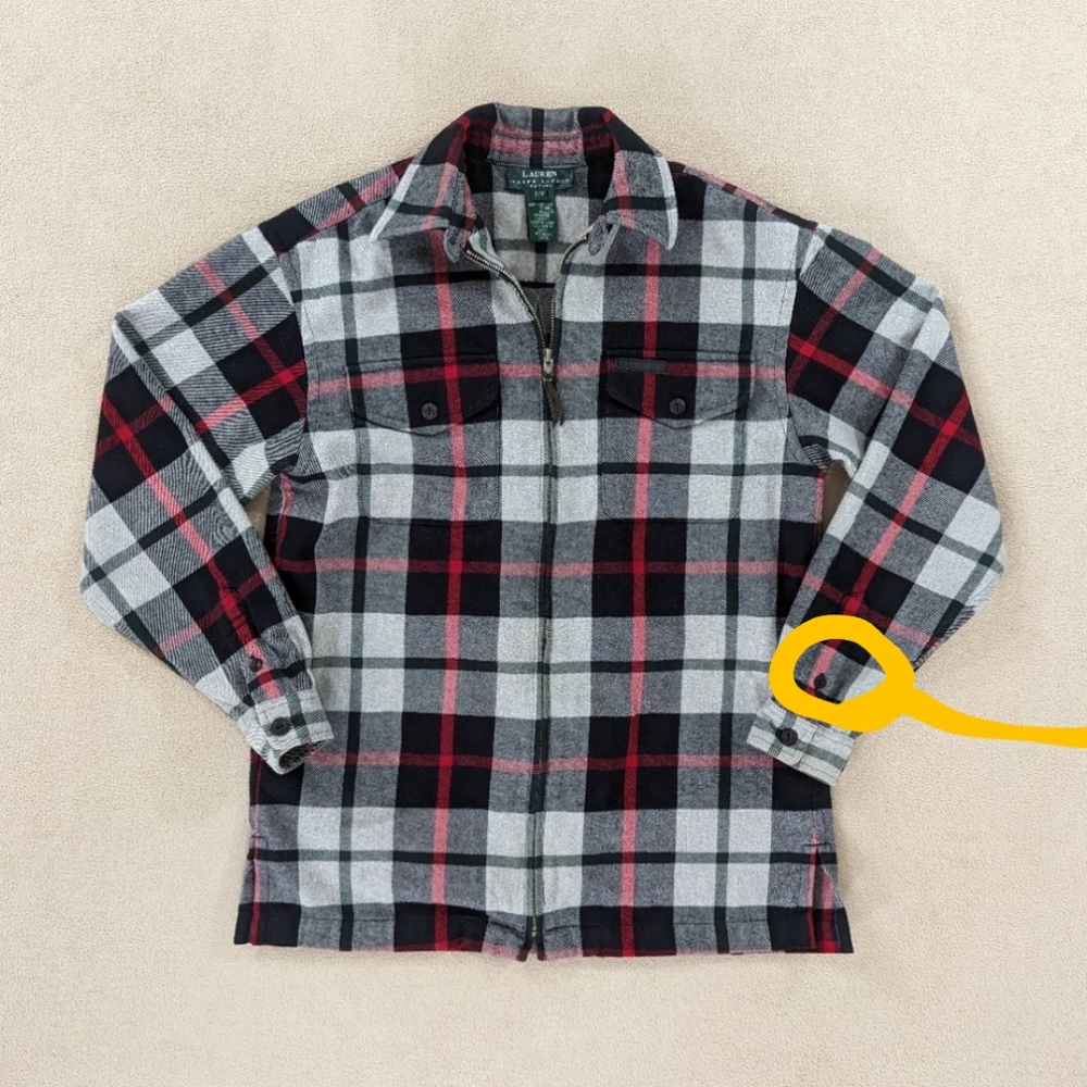 LRL Plaid Flannel Jacket SP - Picture 12 of 12
